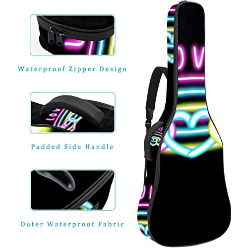 Housse de protection épaisse en éponge imperméable pour guitare acoustique, électrique, basse, guitare classique… - Les Beatles, Paul McCartney, John Lennon, RIngo Starr, George Harrison Housse de protection épaisse en éponge imperméable pour guitare acoustique, électrique, basse, guitare classique… – Image 5