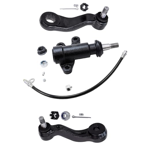 Image of Detroit Axle - 4WD Front End Suspension Kit for Chevy GMC Blazer K2500 K1500 Suburban Yukon Upper Control Arms w /Ball Joints Lower Ball Joints Sway Bars Tie Rods Replacement - 15pc Set