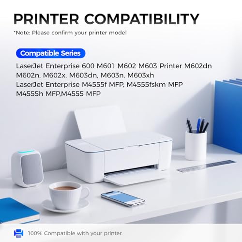 Image of 90A CE390A Black Toner Cartridge 2-Pack Replacement for HP 90A CE390A Toner Compatible with HP LaserJet Enterprise 600 Printer M602dn M602n M602x M603dn M603n M603xh M4555f MFP M4555fskm M4555h Ink