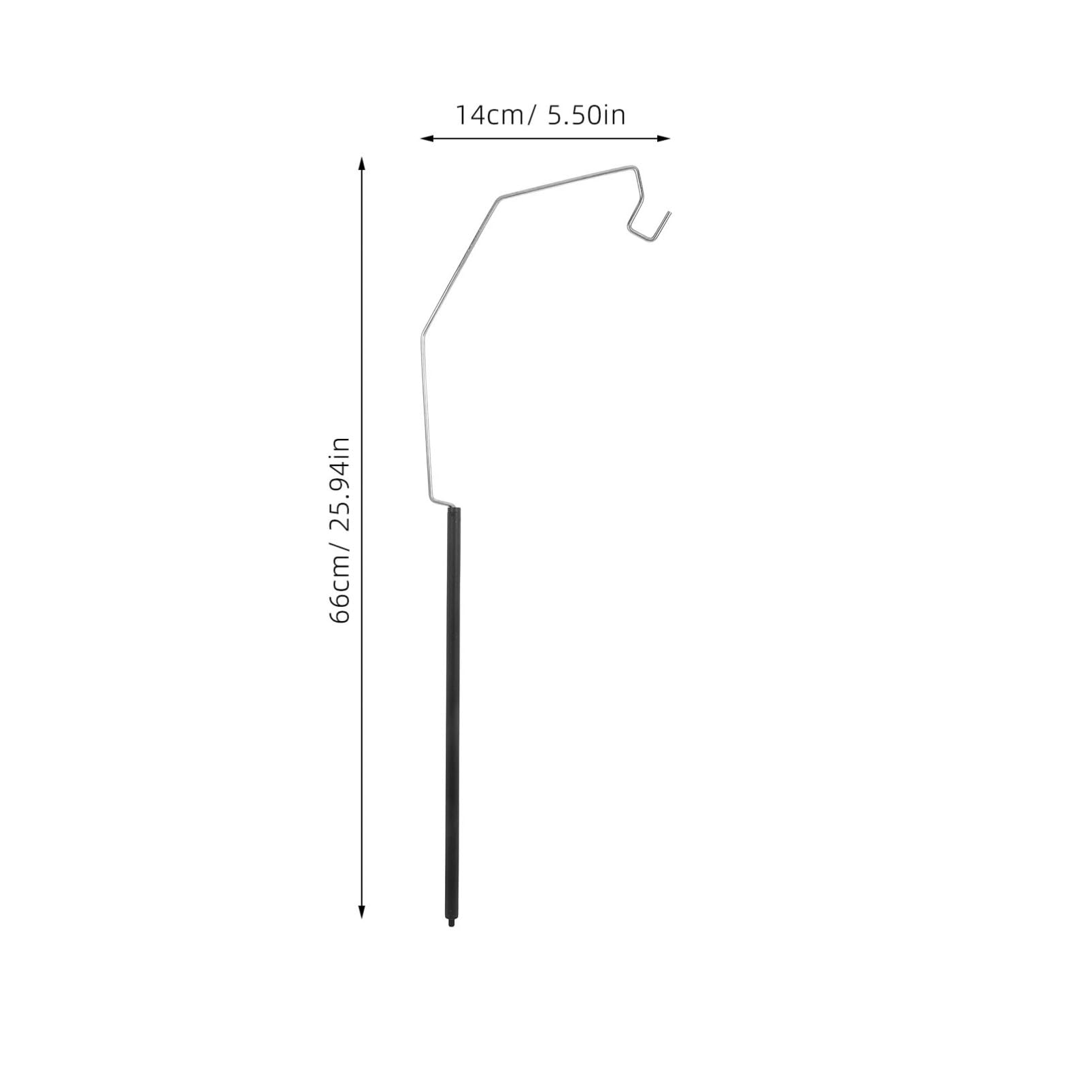 Balacoo Camping Light Holder Detachable Aluminum Alloy Pole for Outdoor Activities Portable Lantern Stand for Picnics and Camping Easy Assembly and Weather Resistant Design