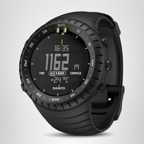 Suunto Core Outdoor-Uhr mit Höhenmesser, Barometer und Kompass, All Black