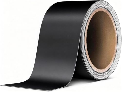 Image of RockRose 2026 Matte Black Vinyl Wrap for Cars 4 in x 60FT - Chrome Delete Car Wrap Vinyl Roll, Anti-Wrinkle & Air Release, for Exterior & Interior Pro Grade