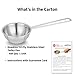 Hawkins 1.5 Cup Tadka Pan, 360 ml Triply Stainless Steel Pan, Induction Pan, Silver (STP15)