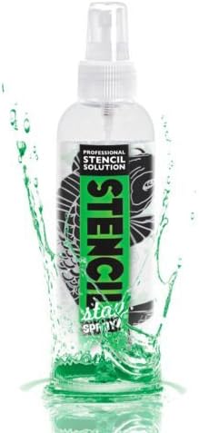 Stencil Stay Spray Bottle Vegan Tattoo Thermal Transfer Solution Application
