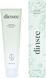DINSEE Limpiador de espuma de ácido hialuróni...