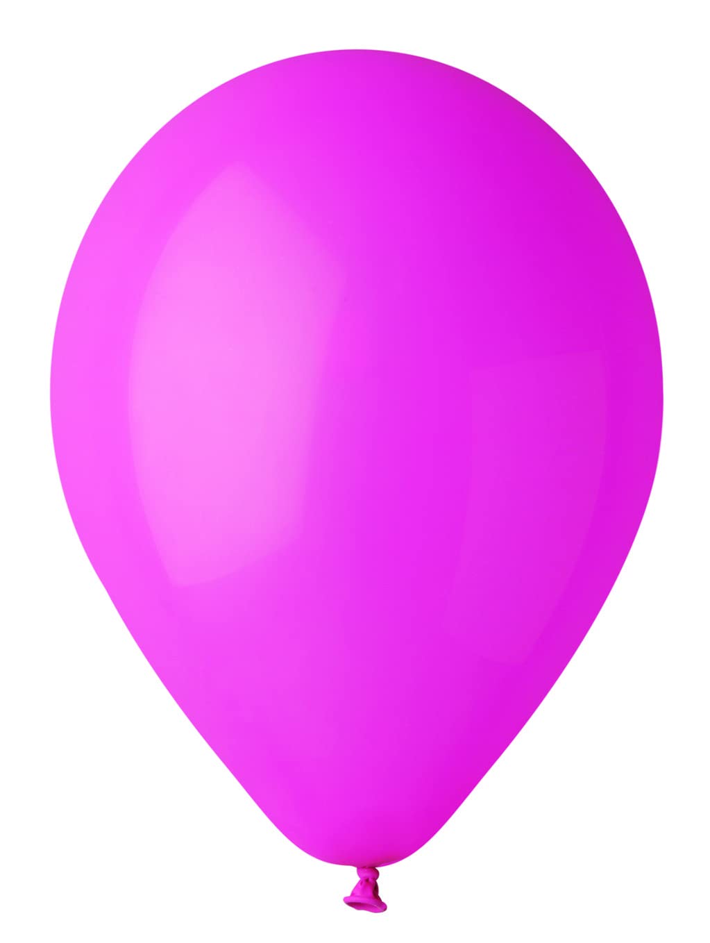 Pack 100 balloons in natural latex Premium Quality G120 (Ø 33cm / 13"), fuchsia pink