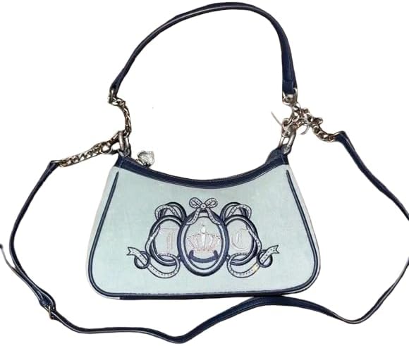 Juicy Couture Pastel Turquoise Juicy Lovers Club Shoulder Bag