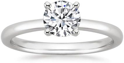 1/5 Carat Round Cut/Shape Diamond Solitaire Engagement Ring White Gold (J-K Color, I1-I2 Clarity center stones Center Stones)