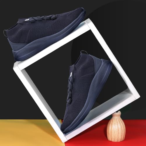 Image of DOCTOR EXTRA SOFT Men's Sports Shoes with Memory Foam Cushioned Insole|Running Walking Gym Training Jogging Athletics|Comfortable & Stylish|Casual & Lightweight|Slipon Sneaker Gent's & Boy's D-2007