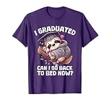 Funny Graduation I Graduated Can I Go Back To Bed Now Grad T-Shirt