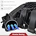 Htostar Racing Upper Intake Manifold 2011-2023 Compatible with Dodge Chrysler Jeep 3.6 3.0 For Journey Durango Charger Challenger Avenger Caravan Grand Cherokee 200 300 Town Country Replace 5184693AE