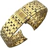 16mm 19mm 20mm 316L Curved End Stainless Steel Watchband For Omega DE VILLE PRESTIGE Orbis Edition Watch Strap Folding Clasp
