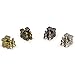 Yellow Mountain Imports Metal Die-Cast Mexican Train Domino Train Markers - Set of 8