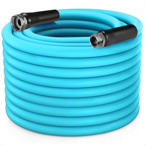 Garden-Hose 200ft x 5/8 in Heavy Duty, Lightweight and Flexible Water 