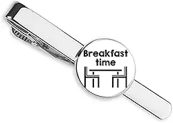 Gravata com clipe de gravata em inglês Cultura senso comum, restaurante, presente para homem de negócios