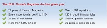 DVD Threads Magazine Archive 1985-2011 Book