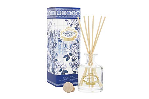 PORTUS Cale Gold & Blue Fragrance Diffuser Pink Pepper & Jasmine