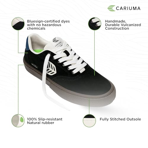 NAIOCA Suede Sneakers, Comfortable Shoes for Men, Lightweight & Sustainable, Versatile Casual Footwear with 100% Vegan Insoles, Rubber Soles4
