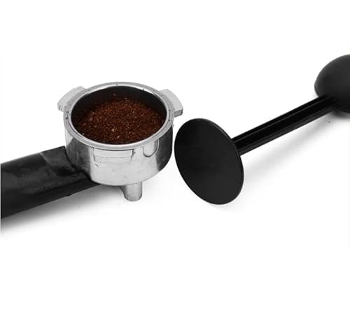 Hllmx 1 Pcs Multifunctional Plastic Coffee Measuring Tamping Spoon Machine Powder Spoon Coffee Kitchen Tool Reusable Standing Coffee Scoops For Measuring Coffee Beans (Black) #TOP2