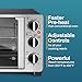 Elite Gourmet ETO2530M Double French Door Countertop Toaster Oven, Bake, Broil, Toast, Keep Warm, Fits 12