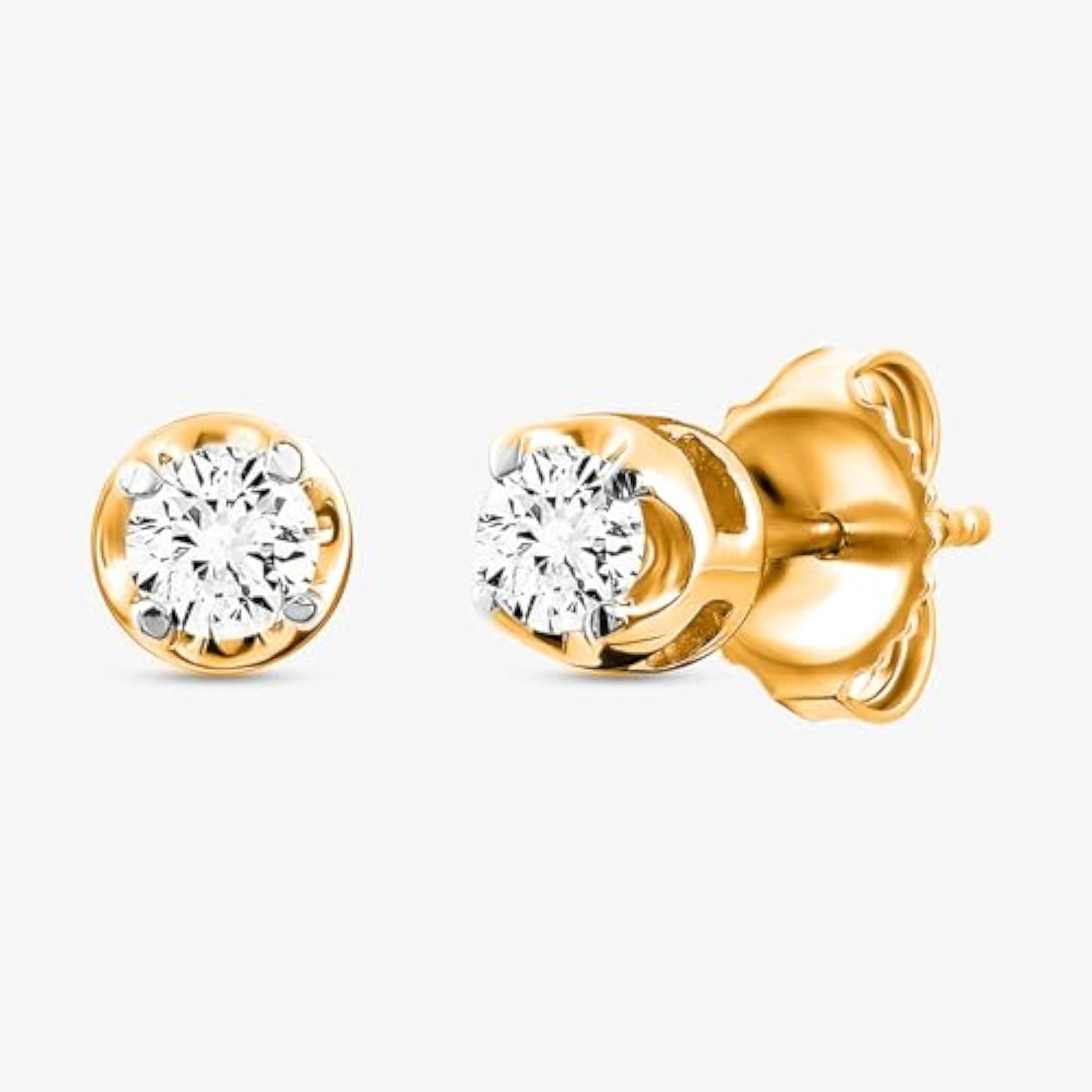 Women's Lab Grown Diamond Second Piercing Stud Earrings