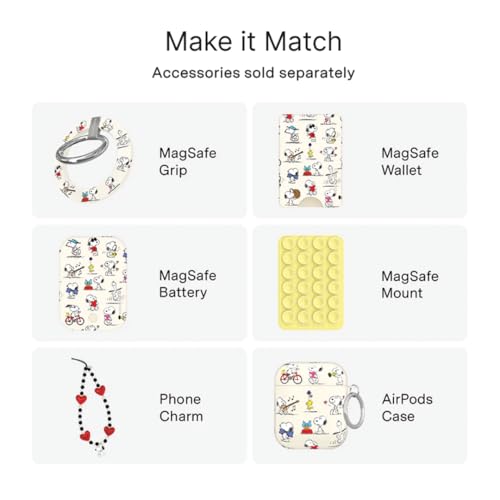 VELVET CAVIAR Case for iPhone 17 Air | Compatible with MagSafe | 10ft Drop Tested | Protective Designer Cases | Snoopy Moods by VELVET CAVIAR - Used condition - Image 8