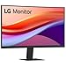 LG 24U421A-B 24-inch Full HD (1920 x 1080) Curved Computer Monitor, 100Hz, 5ms, HDR10, 3-Side Borderless, Switch, HDMI, USB Type-C 15W PD, Tilt Slim Stand, Black