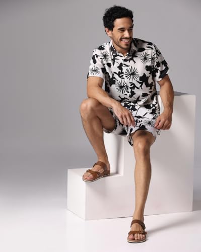 Image of DHRUVI TRENDZ Men Lycra Co-Ord Set