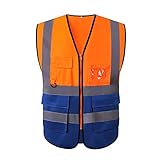 Adecuado para trabajadores de la construcción, trabajadores ferroviarios, personal de seguridad, topógrafos, equipos de respuesta a emergencias, trabajadores del paisaje y trabajadores de saneamiento. Actividades de ocio: correr, andar en bicicleta y andar en moto. Ajustable para adaptarse mejor a todos.