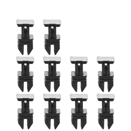 Boot Trim Clips for Mercedes CLK CLS SL SLK, Nylon Plastic Fasteners Rivets A12499007921, 10 Pack Black Replacement Parts