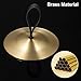 6 Pieces Finger Cymbals, Brass Musical Instrument, Belly Dancer Finger Dance Accessories, Percussion Zills Instruments
