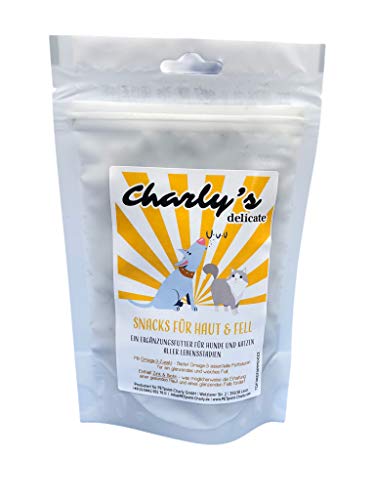 charlys delicate Haut & Fell | 70g Functional Snack für Hunde & Katzen Cover