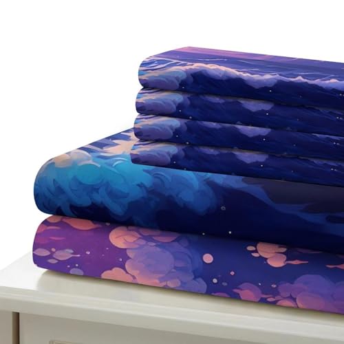 Housse de couette effet 3D ocean parure lit microfibre super douce - 7