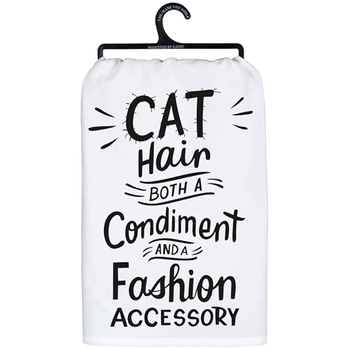 Serviette à Vaisselle en Coton Premium à motif chat absorbant 28x28cm - 2