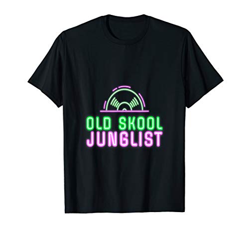 Junglist Old Skool DnB Vinyl T-Shirt