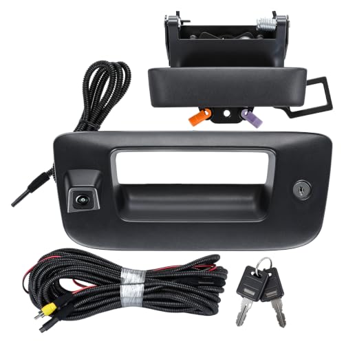Image of Tailgate Handle Backup Camera &Bezel Trim Fit for Silverado 1500 2007-2014