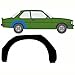 Produktbild Für Opel Ascona B 1975-1981 Hinten Radlauf Reparaturblech / Rechts