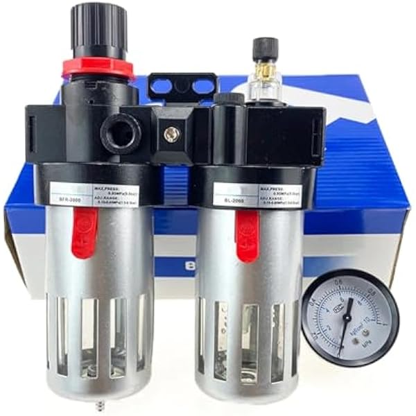 BFC2000 BFC3000 BFC4000 1 4 3 8 1 2 sprężarka powietrza separator wody i oleju regulator jednostki przygotowania kombinacja FRL kolor BFC plastik w 10 mm rozmiar BFC2000