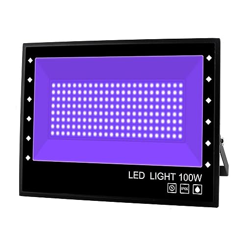 Lumière ultraviolette Halloween et soirées à thème avec le projecteur étanche DELURA