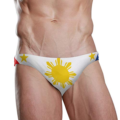 Men Swim Brief Bikini Philippines Flag Beach Bikini for Men Swim Underwear XL