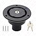Fresh Water Lnlet Water Fill Hatch Filler Cap for RV Tanks Caravan Camper Car Trailer Motorhomes RV Parts 1Pcs(Black)