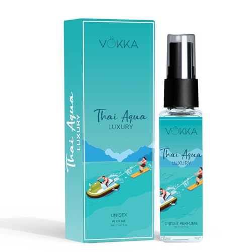 Image of Vokka Pocket Perfume Thai Aqua 8ml | Unisex Luxury Long Lasting Perfume For Men & Women | Fresh Scent Eau De Parfum | EDP Fragrance for Gift | Travel & Skin Friendly | Notes: Aqua Sandalwood Patchouli