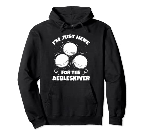 Aebleskiver Pancake Pan Recipe Mix Maker Danish Pullover Hoodie