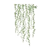 Uonlytech Adhesivo de Ventana Extraíble 2 Hojas de Pvc Decoración de Pared Planta Verde Enredadera para Decoración del...