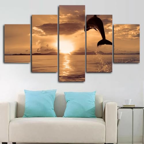 Impression sur Toile Plage Océan - Décoration Murale Maison Cadre 100x55 - 3