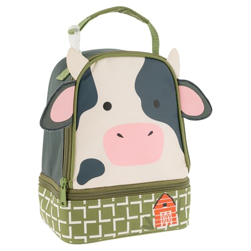 Stephen Joseph Lunch Pal Lunch Box, Kids, Insulated, Cow