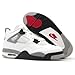 [Nike] AIR JORDAN 4 RETRO SUMMIT WHITE/FIRE RED-TECH GREY-BLACK fv5029-100 Air Jordan 4 Retro [Parallel Import Goods], Summit White/Fire Red/Tech Gray/Black, 29.0 cm