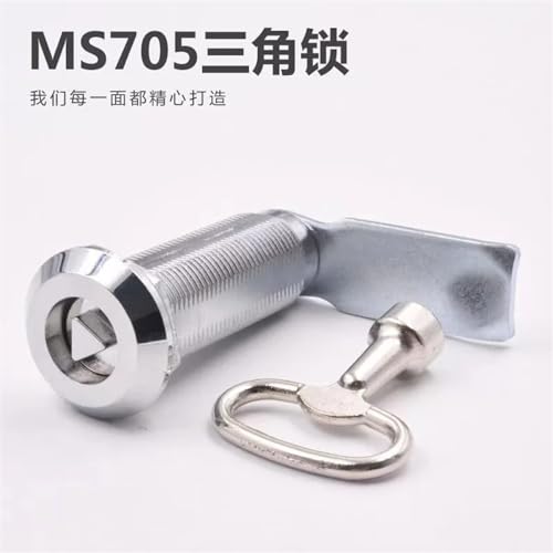 Serrure quart de tour MS705-36 contre l'ouverture des portes électriques loquet zinc - 5