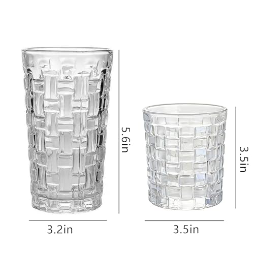 Set de 2 vasos de bebida modernos y elegantes miniatura 2