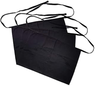 Bronta Mill Waist Apron Black Short Apron Half Aprons Waitress Apron Waiter Aprons Mens Aprons Aprons for Women with Pockets for Home Kitchen Restaurant Work